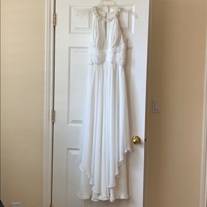 White formal dress
